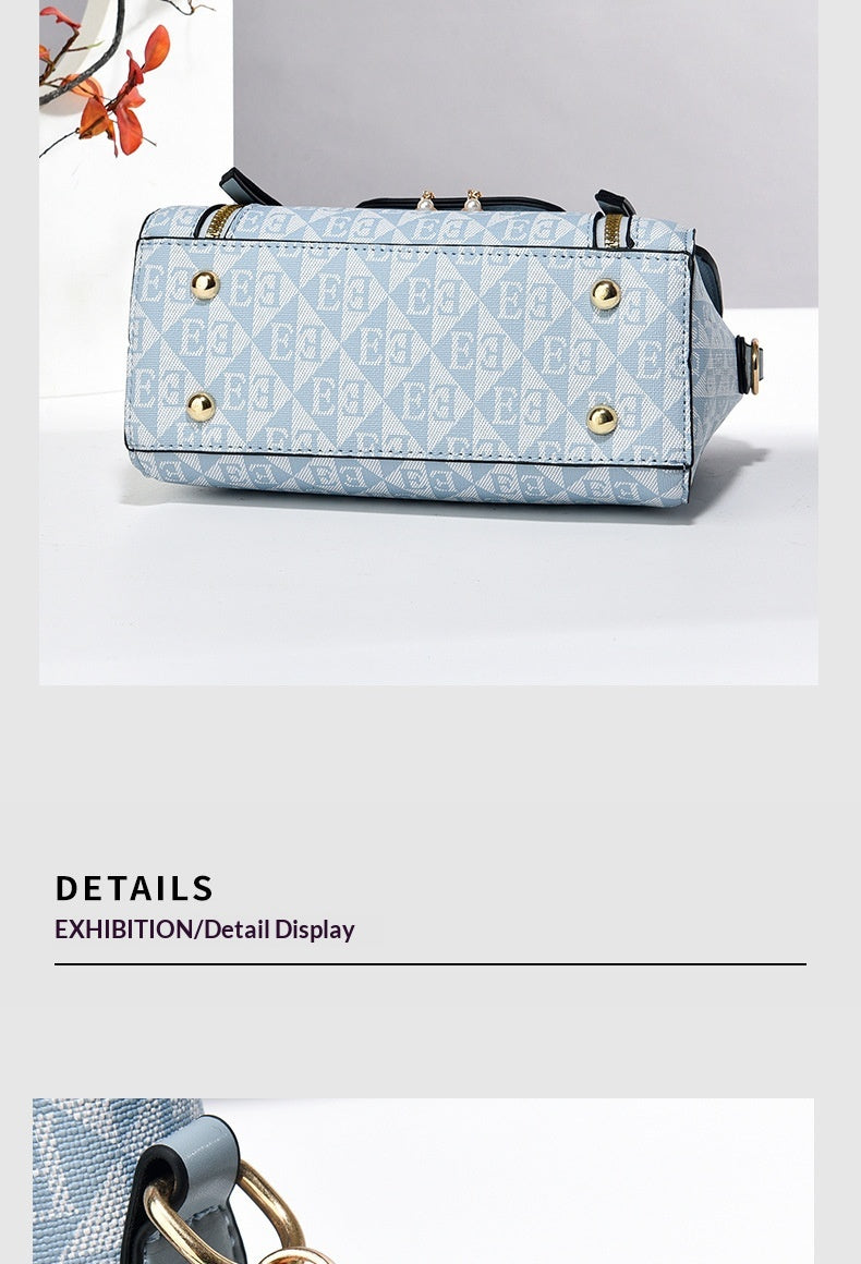 Womens Stylish Versatile Tote Shoulder And Crossbody Bag