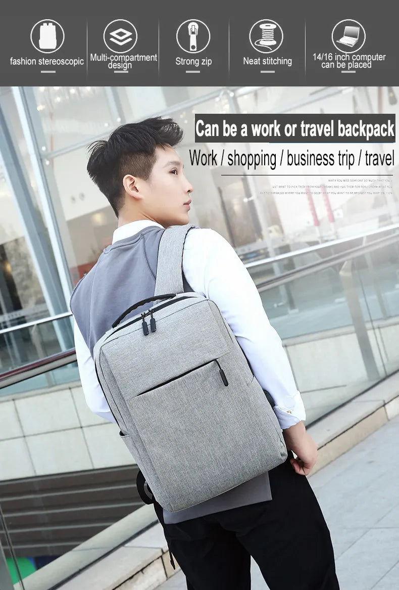 New Laptop Usb Backpack School Bag Rucksack Anti Theft Men Backbag Travel Daypacks Male Leisure Backpack Mochila Women Girl