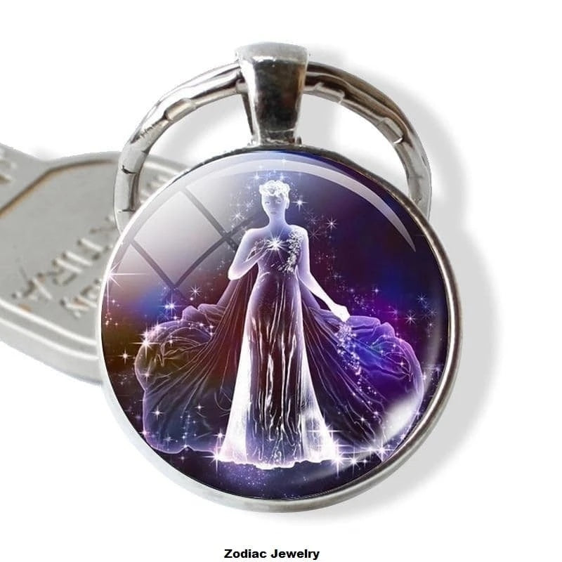 Twelve Constellation Keychain Birthday Gift