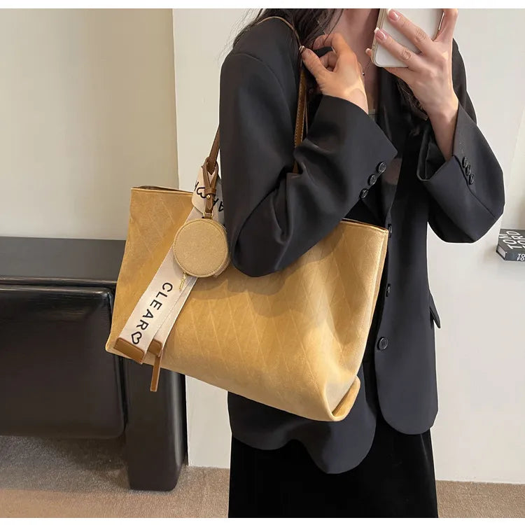 Casual Large Capacity Totes Women's Large Shoulder Bag