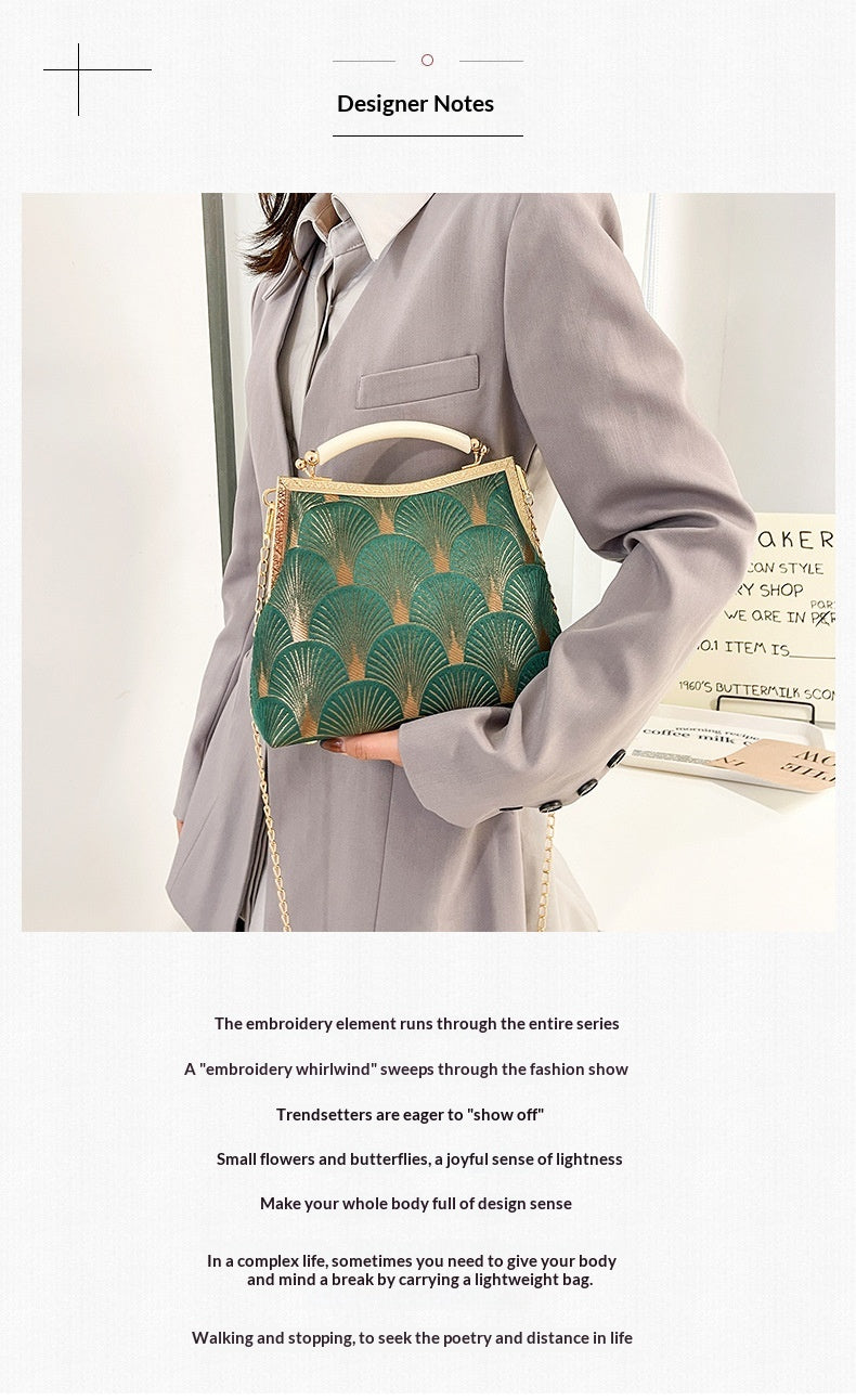 New Vintage-style Tote And Shoulder Bag With Large Capacity