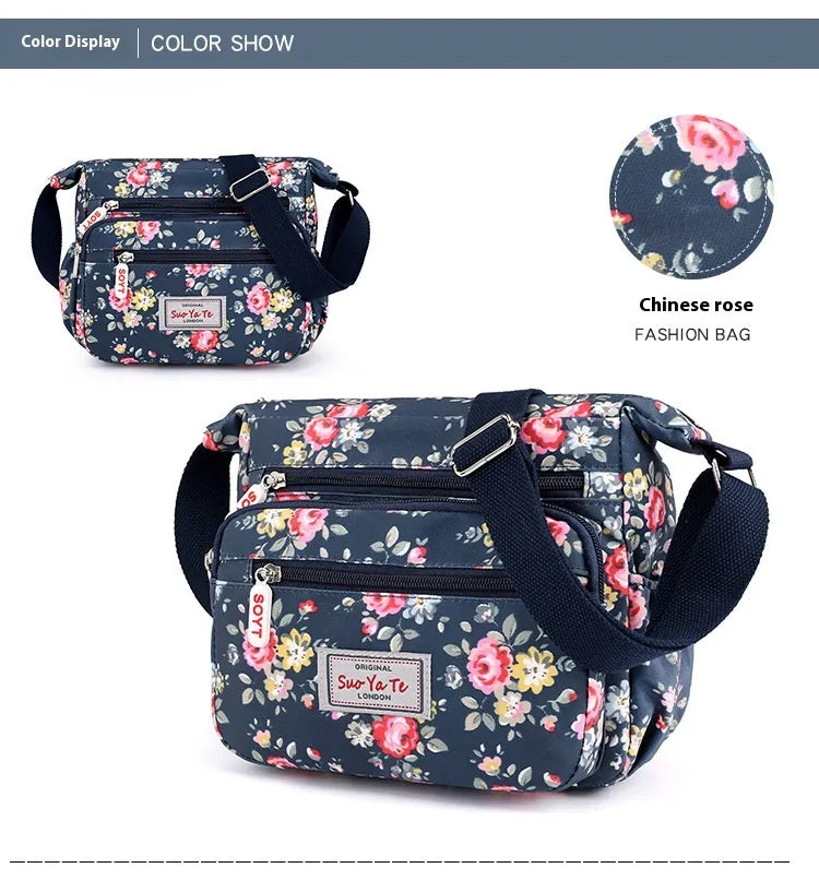 Printed Shoulder Bag Lightweight Outdoor Simplicity Travel