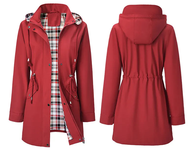 Women's Windbreaker Waterproof Elegant Style