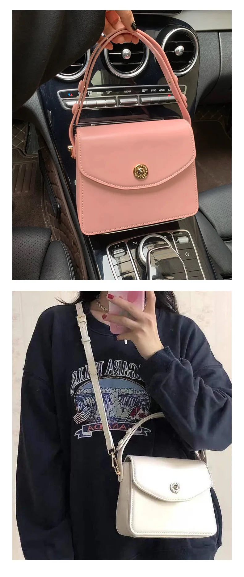 Vintage Style Women's Retro Messenger Handbag