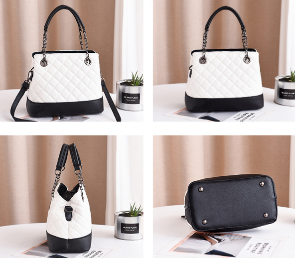Large cross-body chain bag