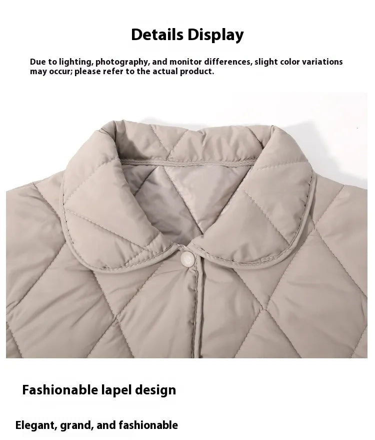 Women's Loose-fitting Lightweight Thin Coat Cotton-padded Jacket