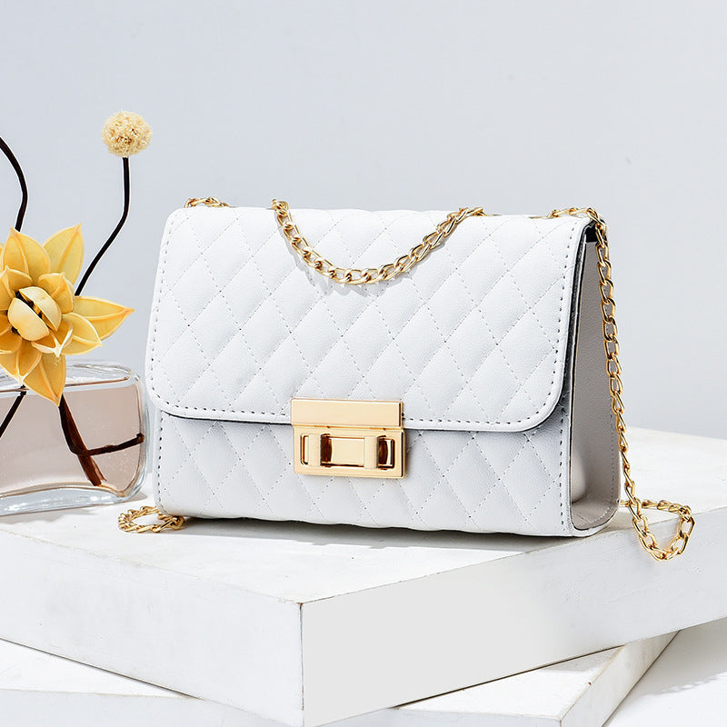 Summer Women's Luxury Vintage  Small Square Crossbody Handbag