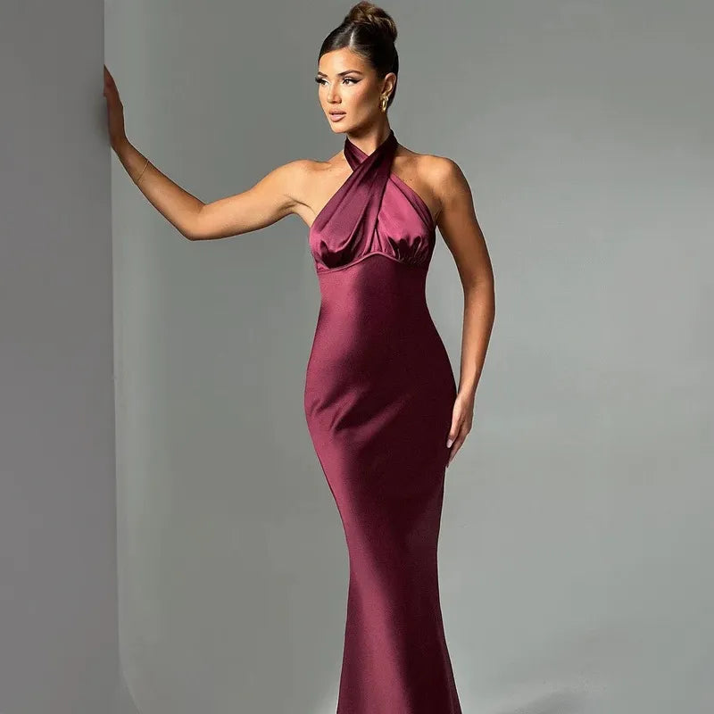 Summer Fashion Elegant Backless Sleeveless Dress