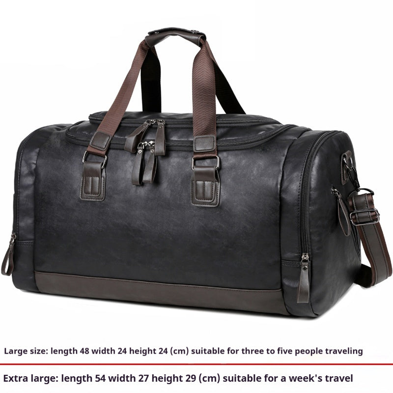 Men's Portable Travel Bag Crossbody Business Short Distance Business Bag Large Capacity