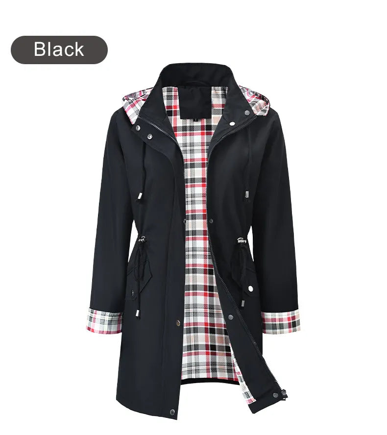 Women's Windbreaker Waterproof Elegant Style