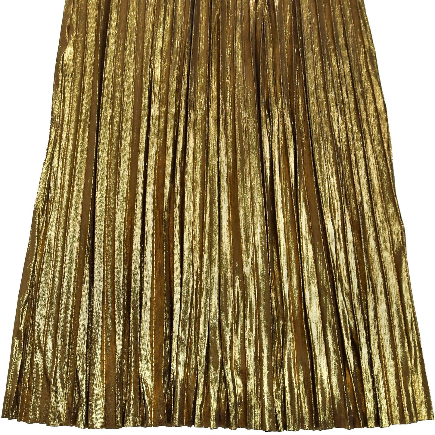 European And American Fashion Elegant Bronzing Oblique Shoulder Sleeveless Solid Color Dress