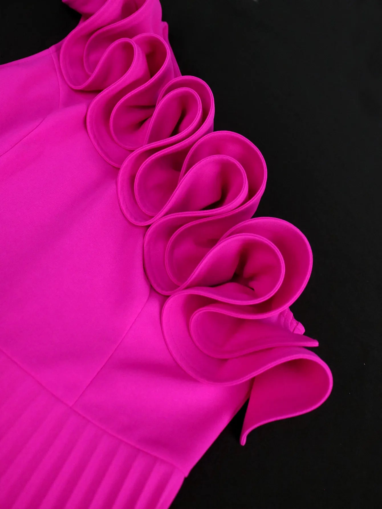 Women's Fashion Shoulder Diagonal Collar Dress