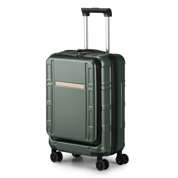 Front End 20 Inch Expandable ABS, PC Suitcase- FREE USA SHIPPING