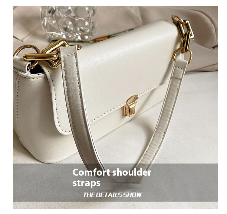 French Casual Bag Western Style Underarm Bag Shoulder Chain