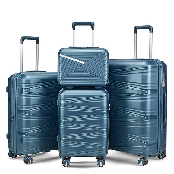 4-Piece Luggage Set – Durable, Lightweight Travel Suitcases with Spinner Wheels- FREE USA SHIPPING