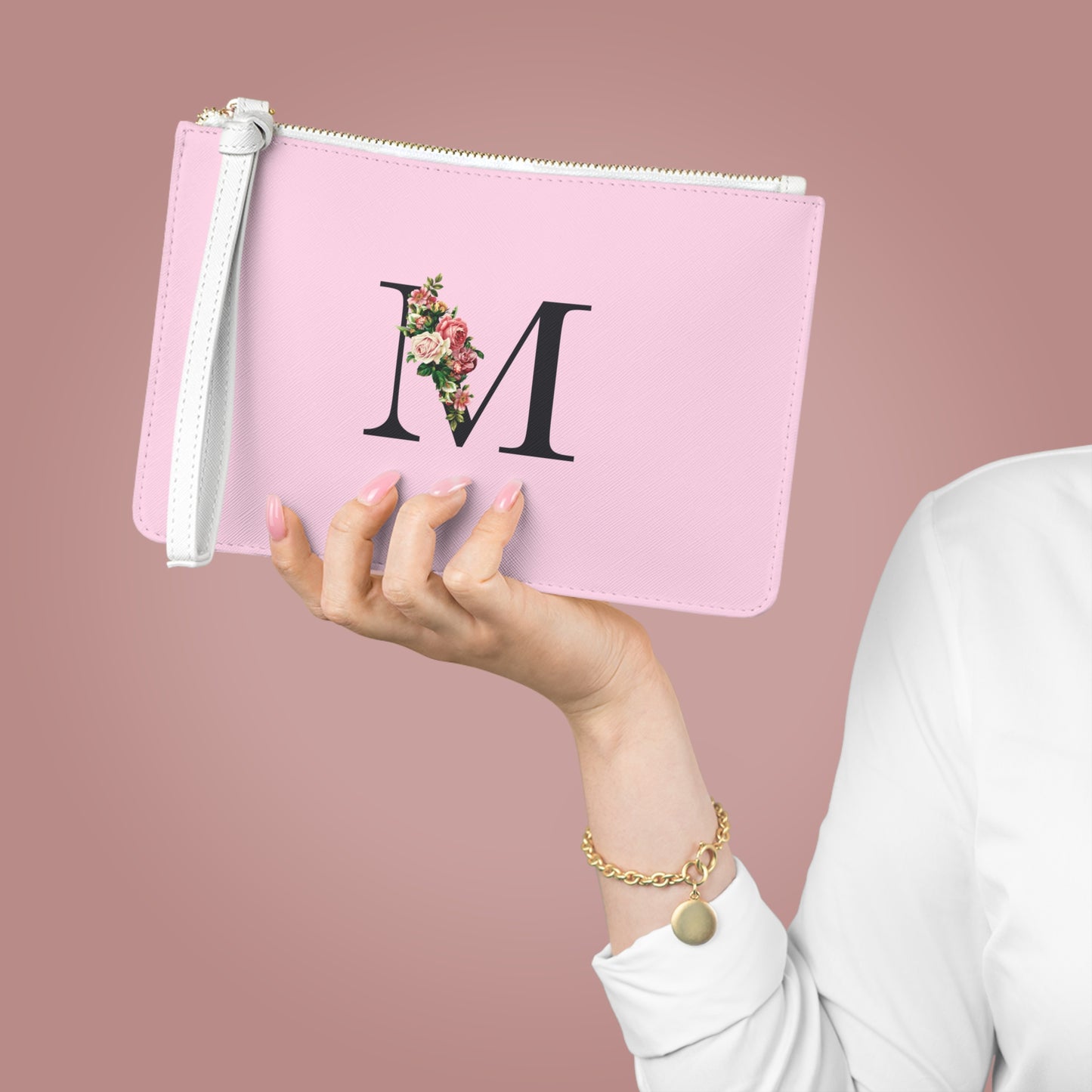 Clutch Bag - Customize With Monogram Letters