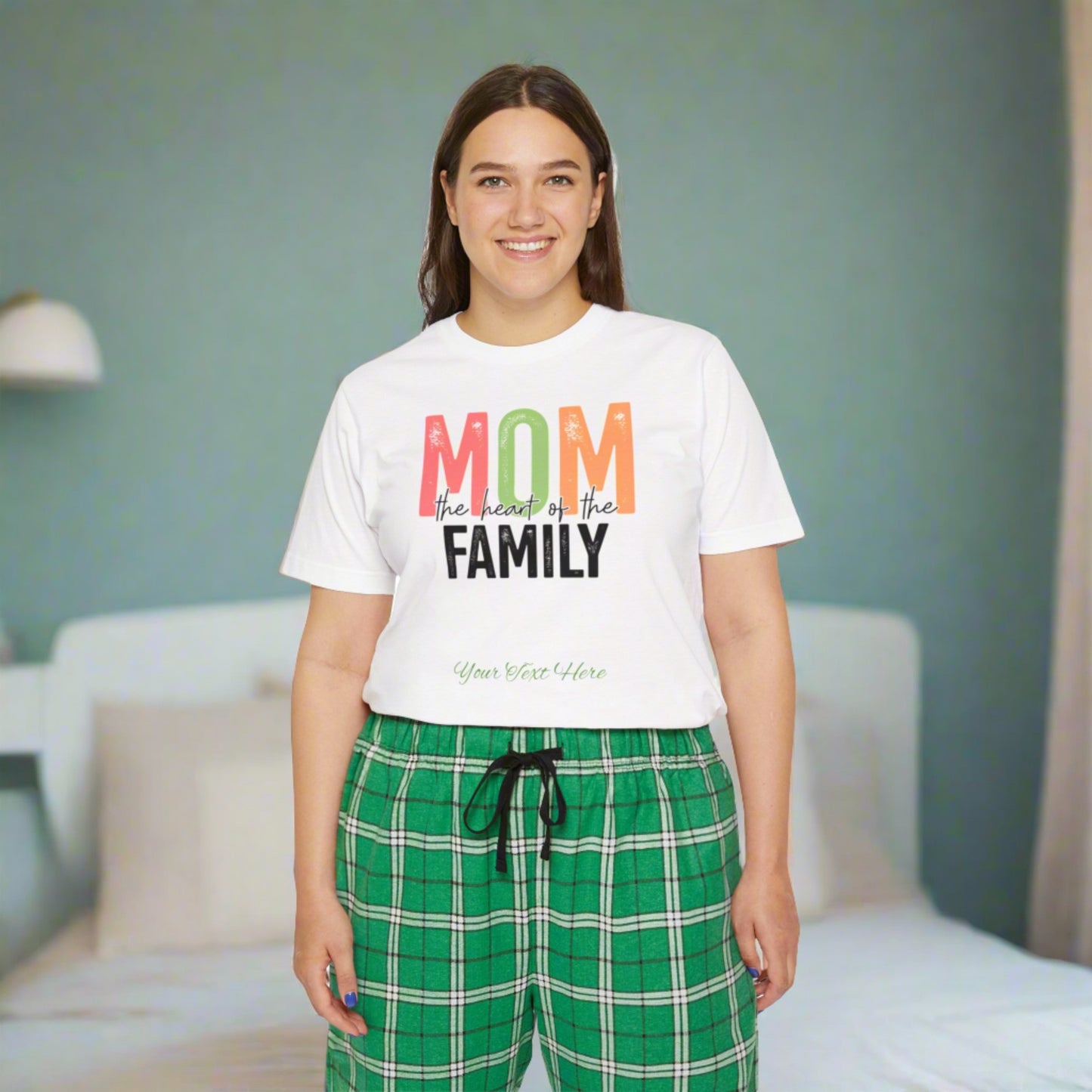 Women's Short Sleeve Pajama Set - Personalize With Mother's Day Messages