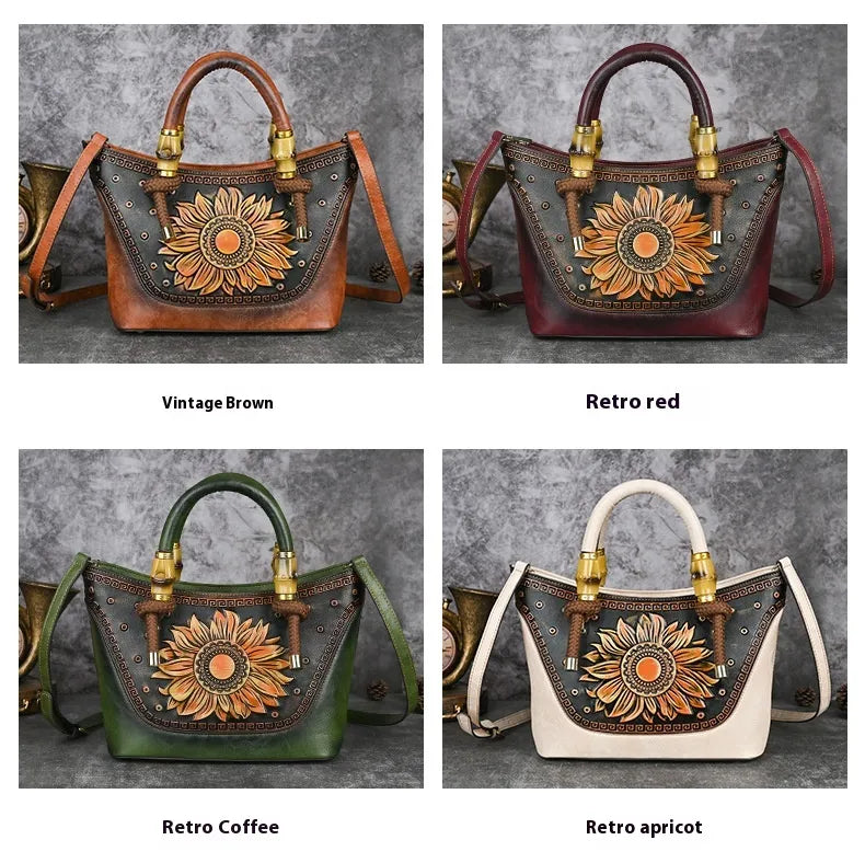 High-grade Elegant Middle-aged One-shoulder Versatile Crossbody Bag