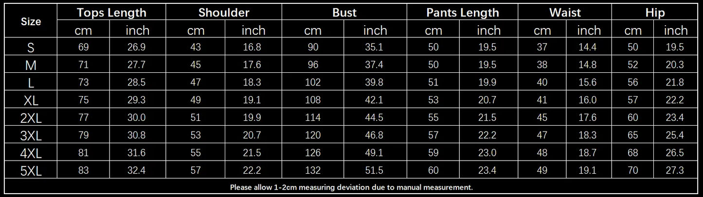 2Pcs Printed Beach Shirt Summer Suit Loose Lapel Button Top And Drawstring Pockets Shorts Casual Short Sleeve Suits For Men Clothing