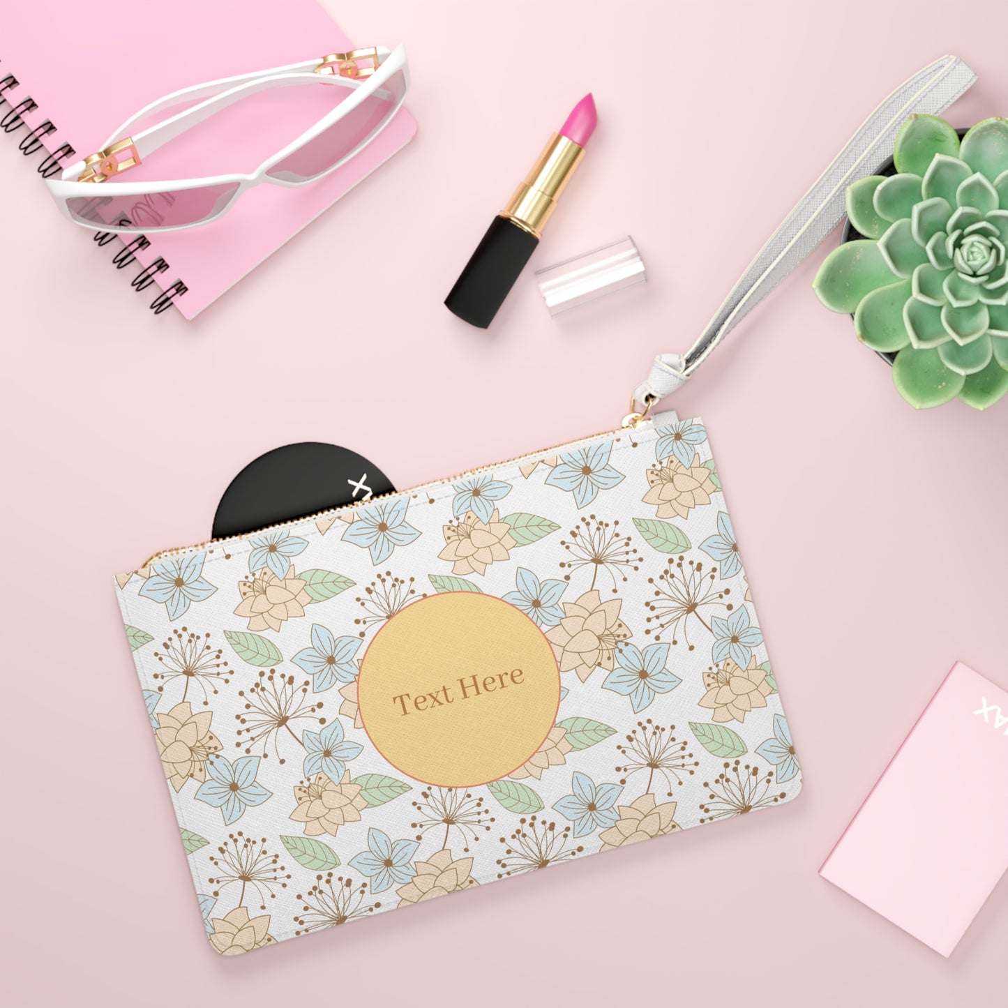 Clutch Bag - Personalize With Floral Designs