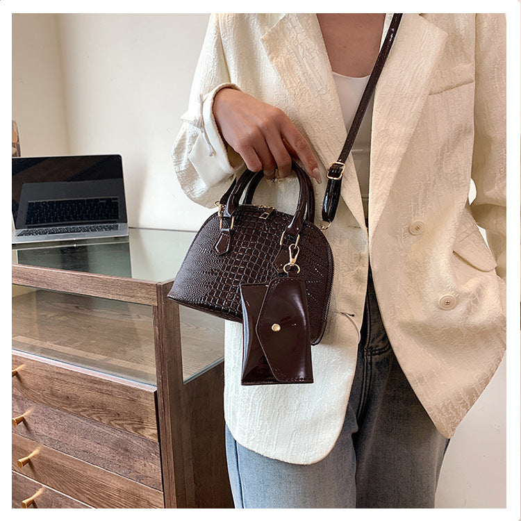 Women's Simple Shoulder Messenger Bag Shell Bag