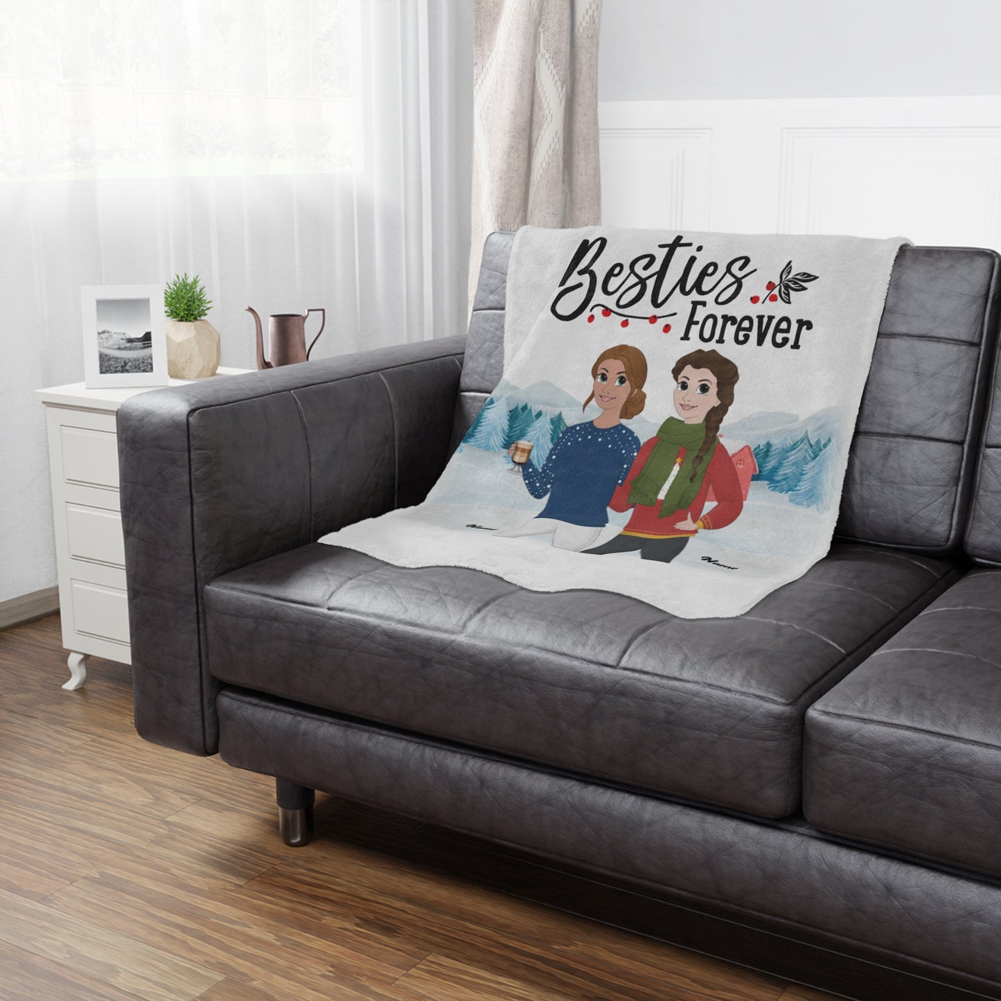 Microfiber Blanket - Personalized Gift For Besties