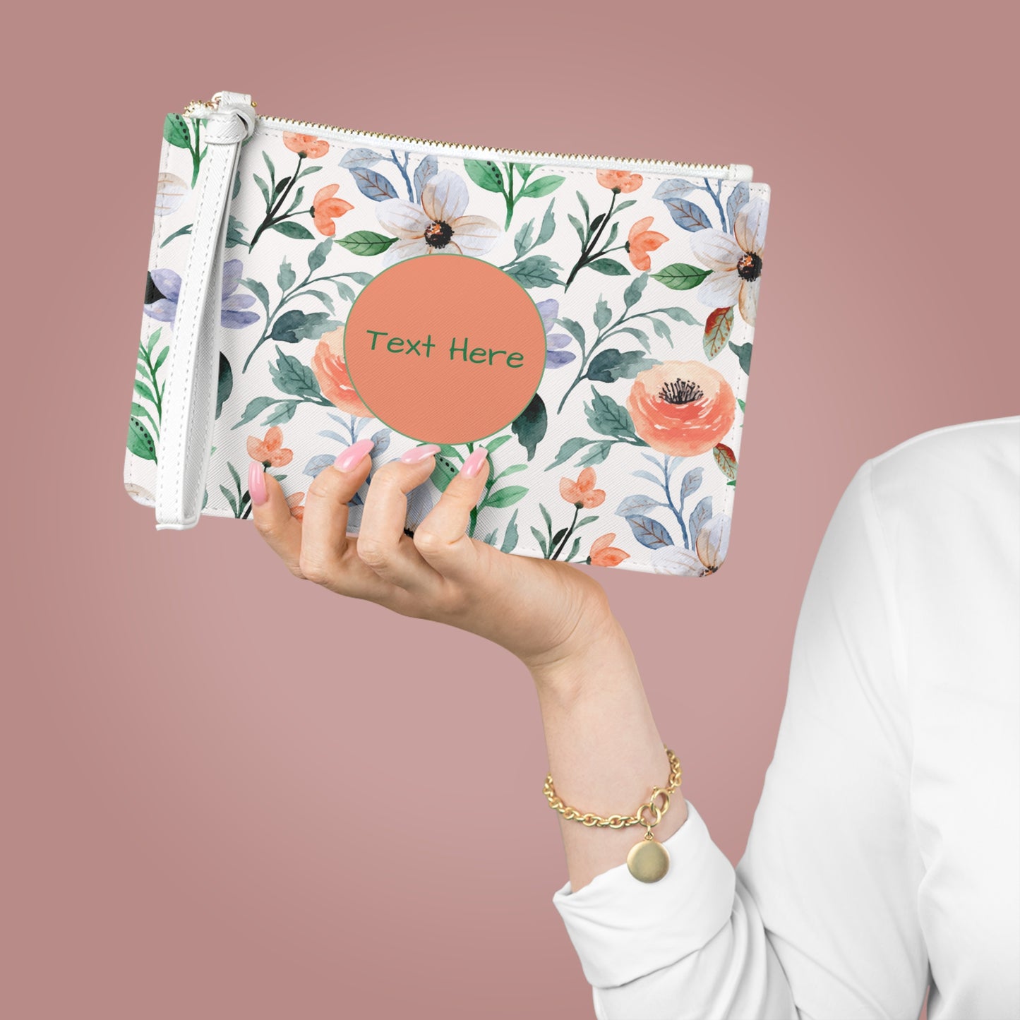 Clutch Bag - Personalize With Floral Designs