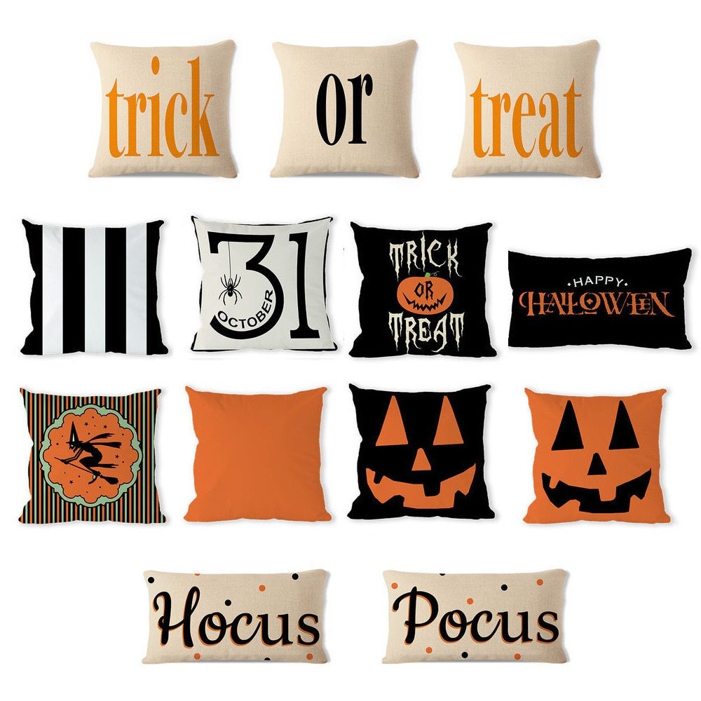 Halloween pillowcase colors