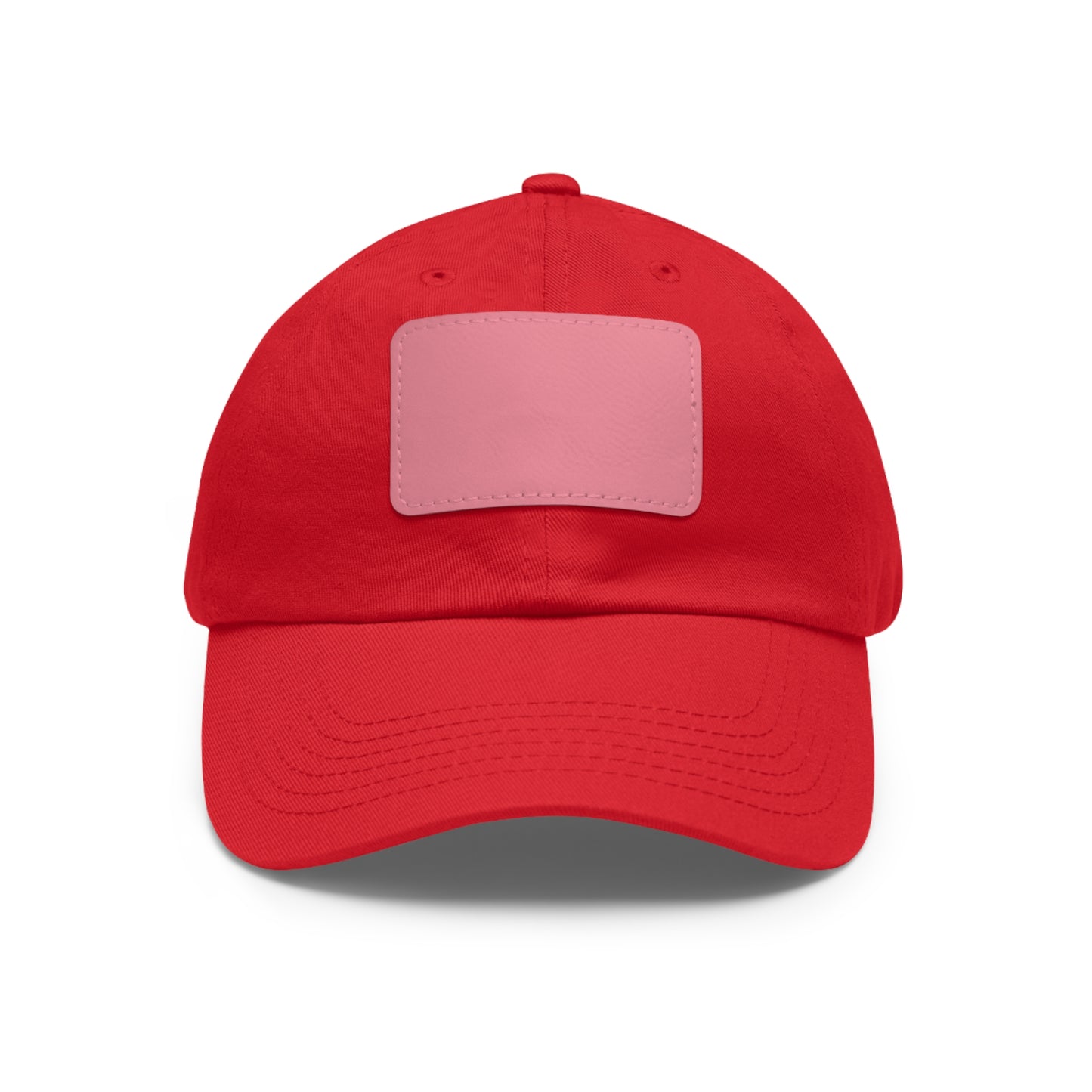 Dad Hat with Leather Patch (Rectangle) - Personalize With Country Flags