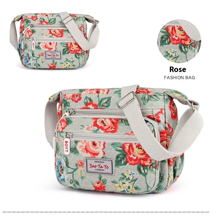 Printed Shoulder Bag Lightweight Outdoor Simplicity Travel