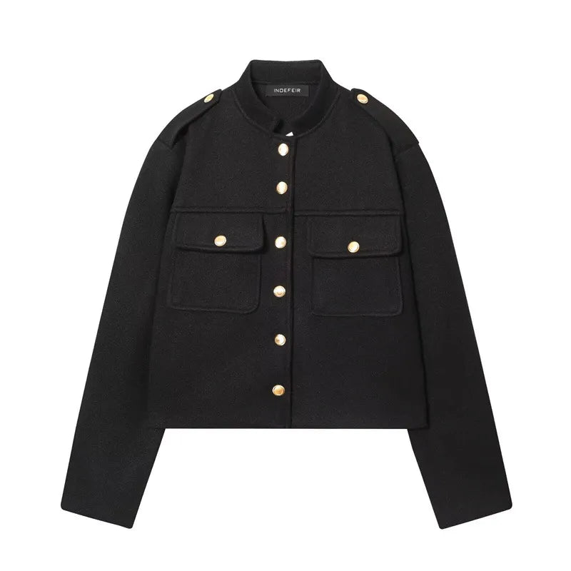 Women's Fashionable Casual Single Breasted Jacket