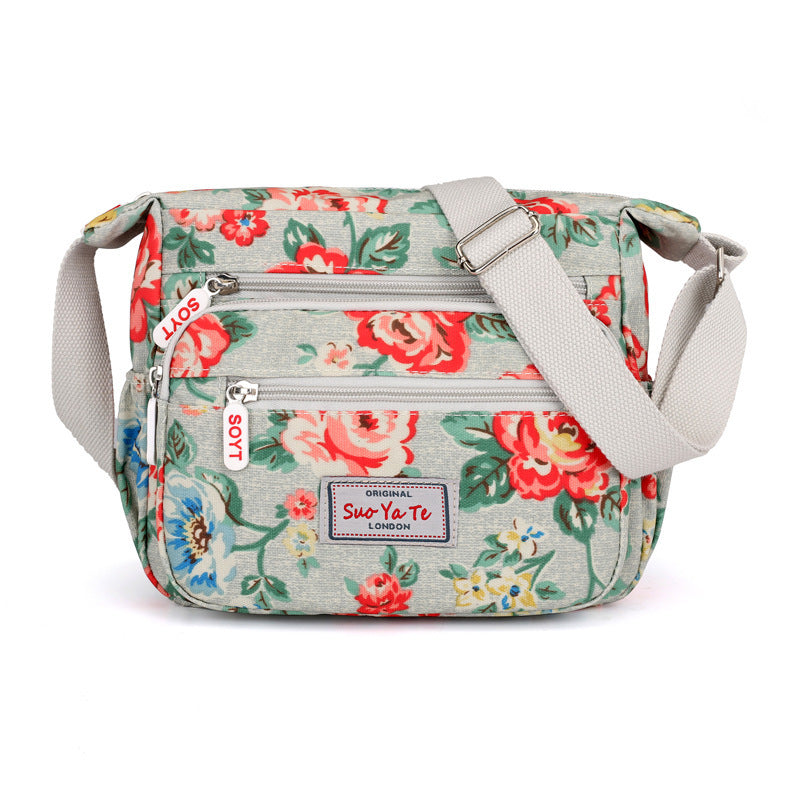 Printed Shoulder Bag Lightweight Outdoor Simplicity Travel