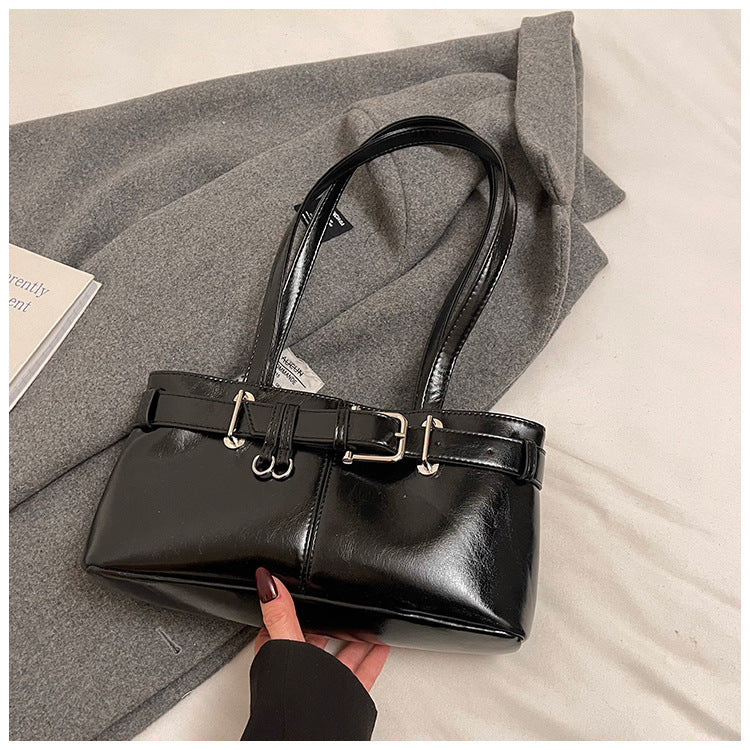 Commuter Texture Underarm Shoulder Handbag