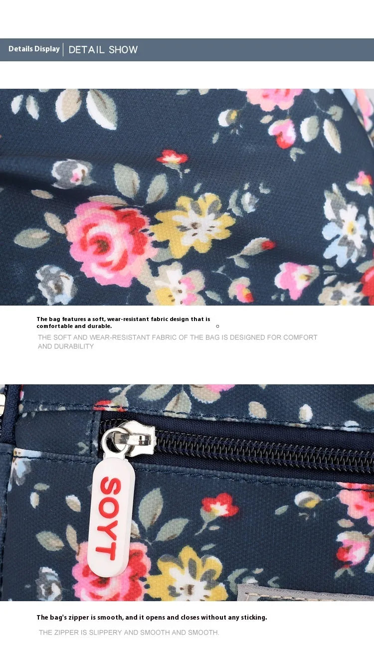 Printed Shoulder Bag Lightweight Outdoor Simplicity Travel