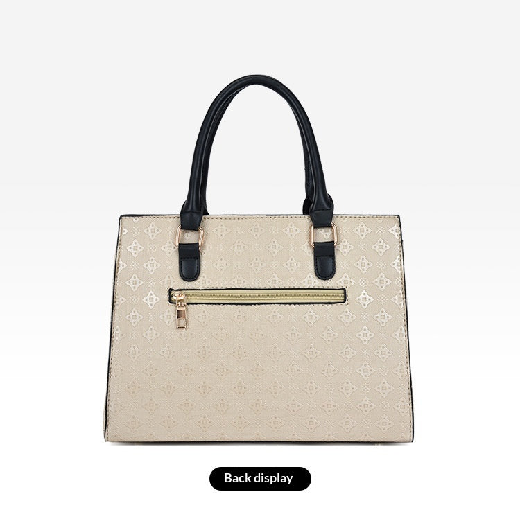 Simple Womens Shoulder Bag With A Diamond-quilted Texture