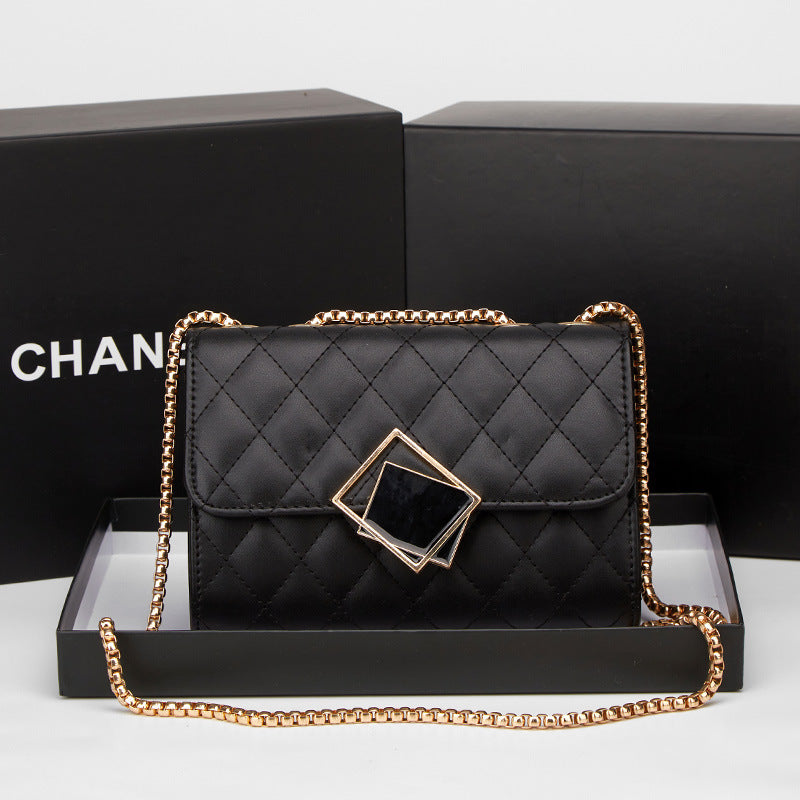 Summer Women's Luxury Vintage  Small Square Crossbody Handbag
