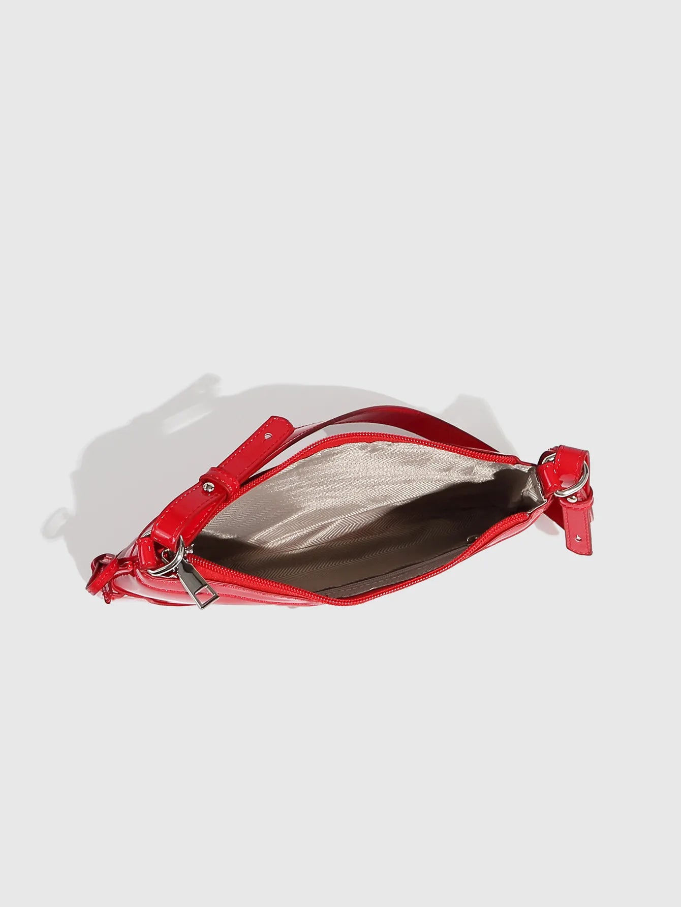 Solid Color Underarm Bag Shoulder Bag Double Bow Small Square Bag