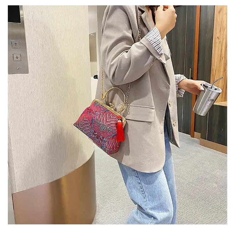 Chinese Style Embroidery Cheongsam Bags Women's Handbag