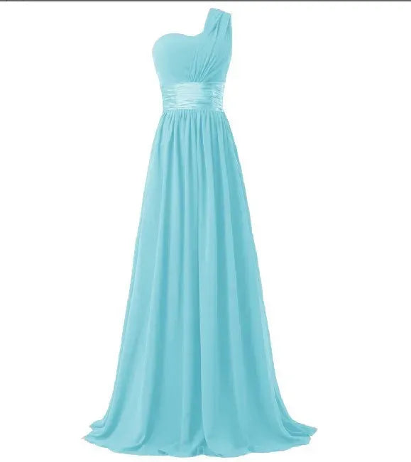 Long Multi-color Banquet Evening Dress