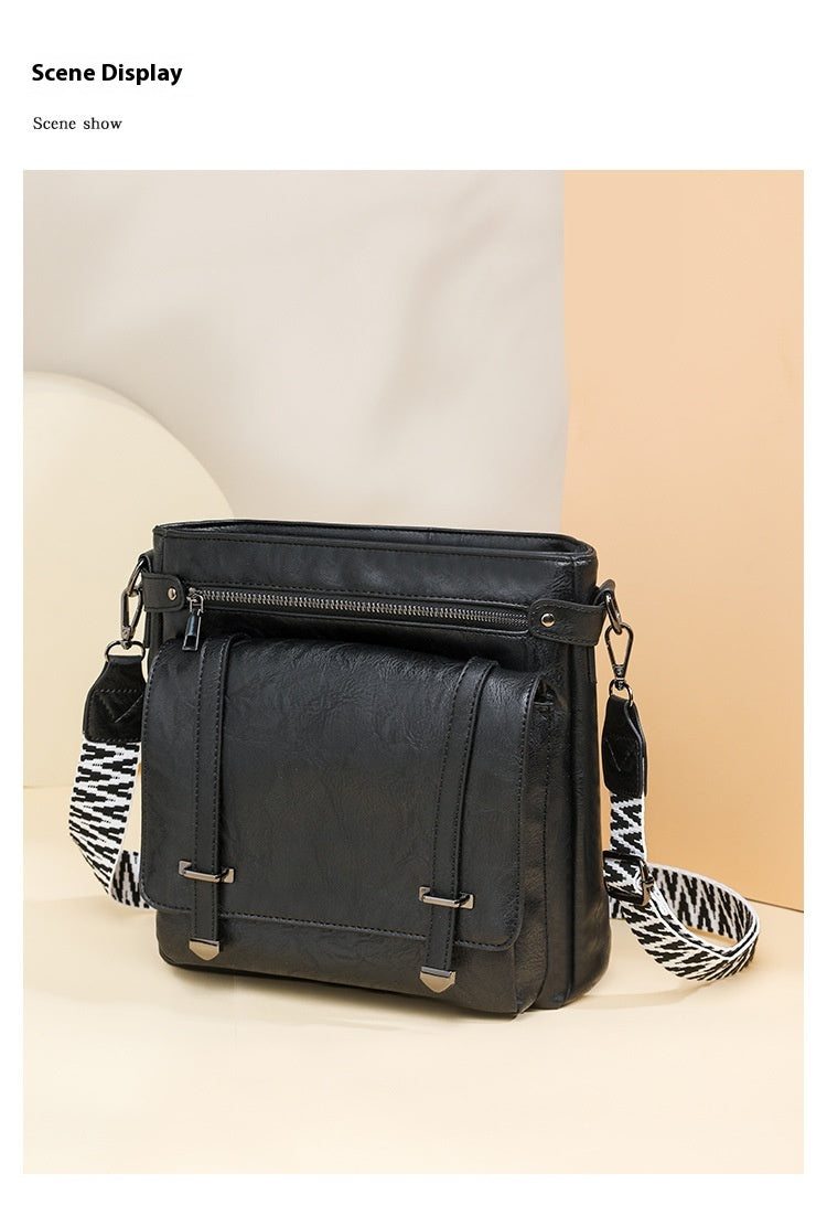 Women's Shoulder Personality Large Capacity Multi-pocket Bucket Bag