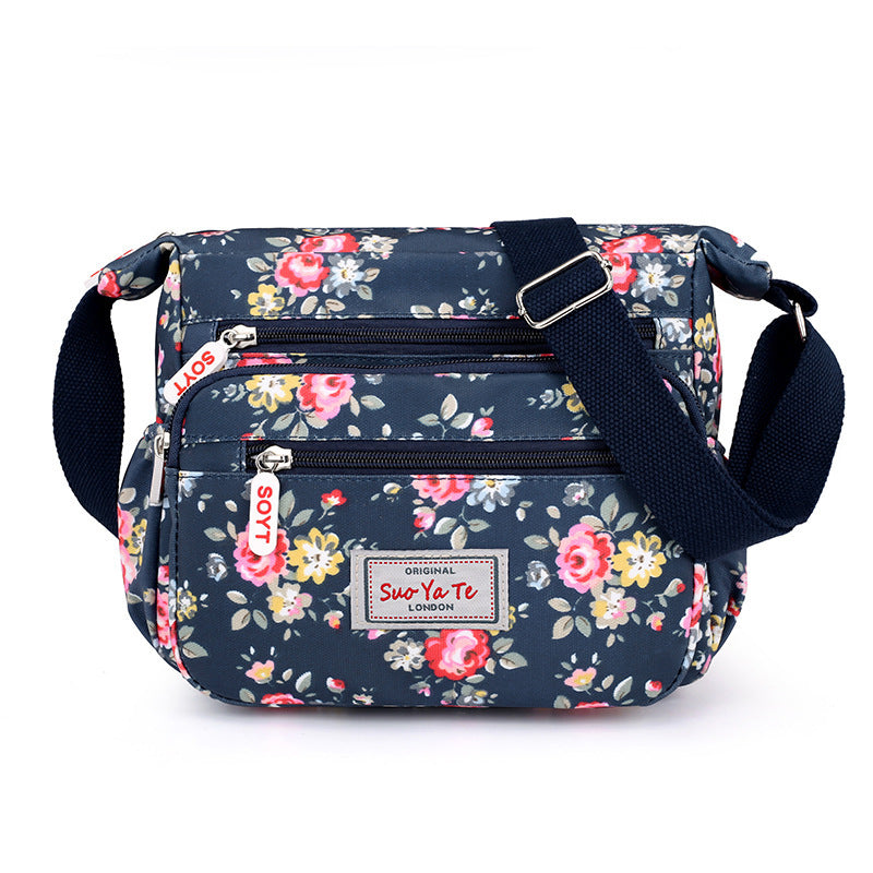 Printed Shoulder Bag Lightweight Outdoor Simplicity Travel