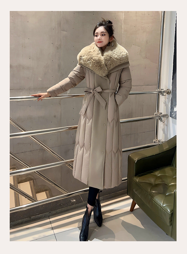 Temperament Plus Size Fashionable Elegant Cotton-padded Jacket