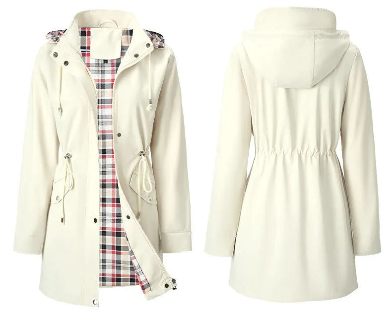 Women's Windbreaker Waterproof Elegant Style