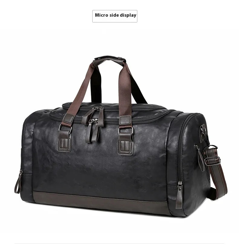 Men's Portable Travel Bag Crossbody Business Short Distance Business Bag Large Capacity