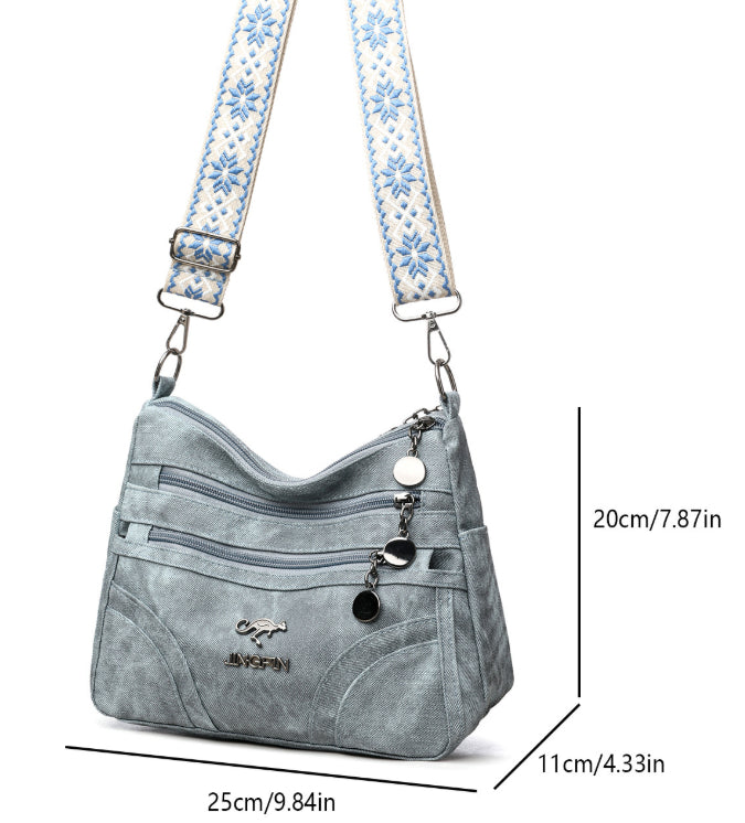 One-shoulder Soft Leather Tote All-match Women's Bag For The Middle-aged