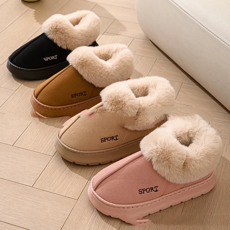 Cozy Plush Soft Slippers Shoes For Women