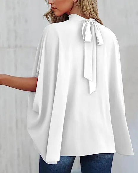 Oversized Top Batwing Sleeve Tarpaulin For Women