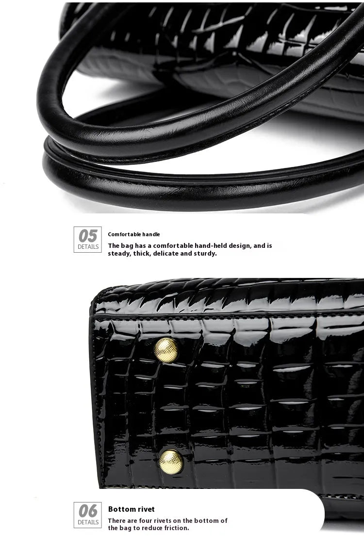 Large Capacity Lady Temperament Shoulder Messenger Bag