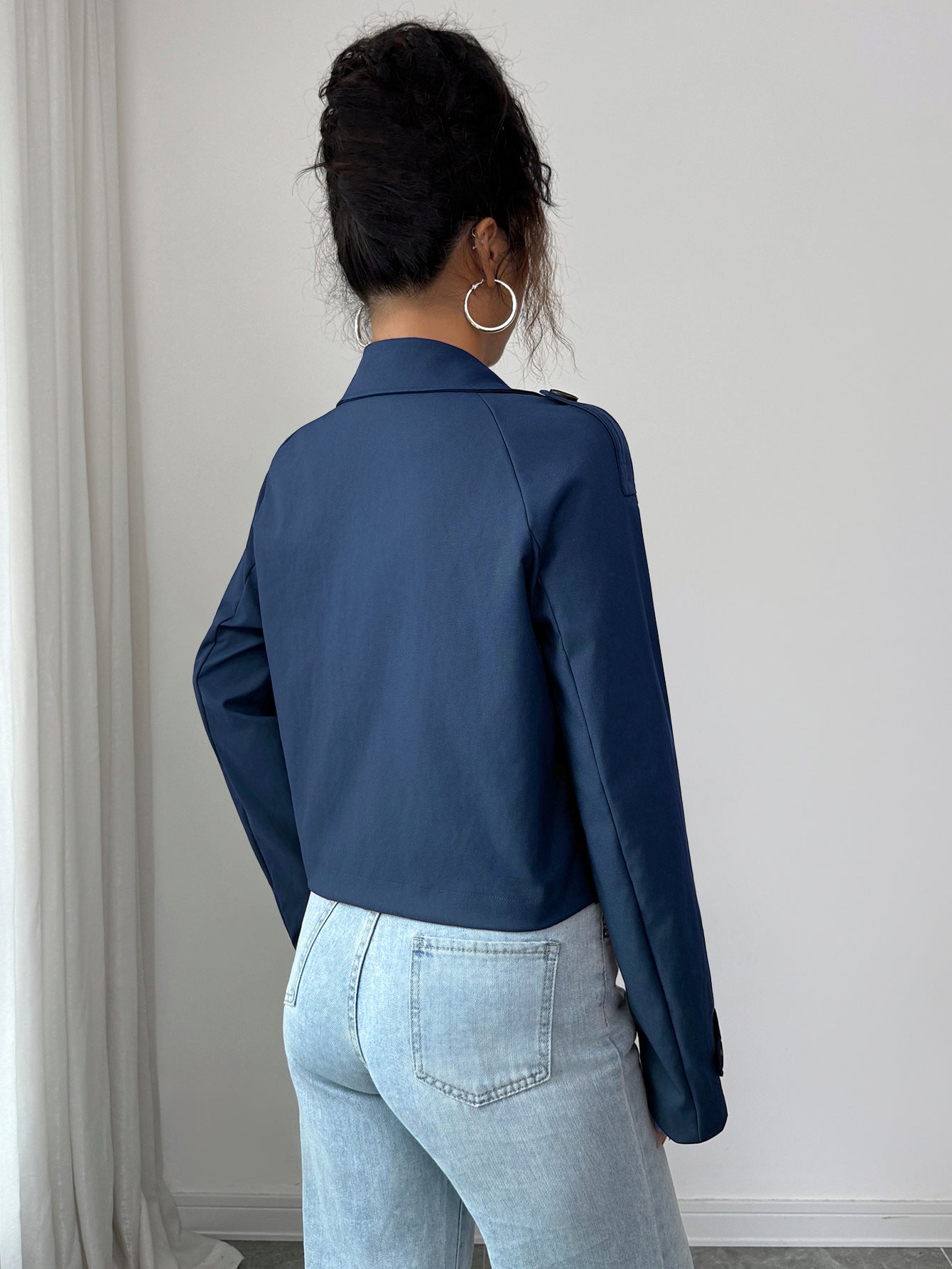 Casual Minimalist Long Sleeve Jacket Vest Coat Women