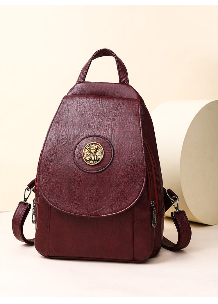 Simple Large Capacity Crossbody Chest Bag Leisure Travel Small Backpack